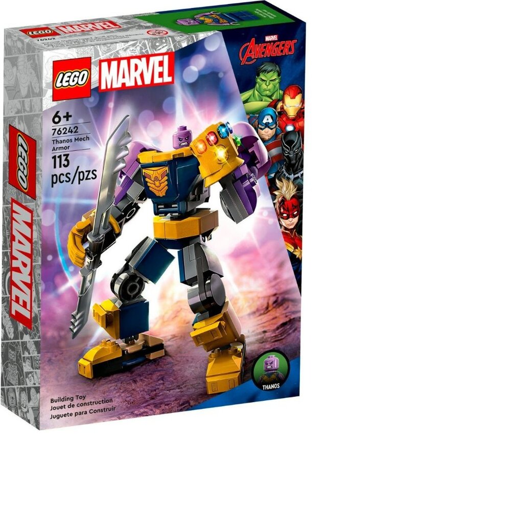 LEGO Marvel Avengers Thanos Mech Armor 76242 NIB - Picture 3 of 16